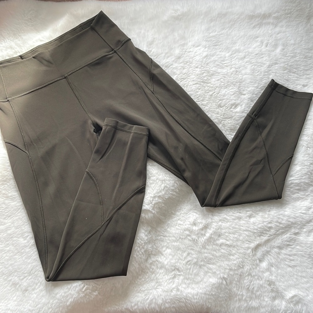 LULULEMON LEGGING DARK OLIVE Invigorate 25”